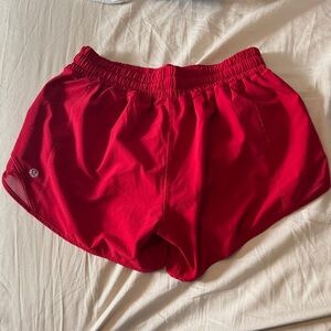 lululemon athletica Women's Bold Red Athletic Shorts